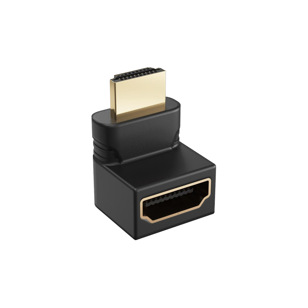 Компактный угловой переходник HDMI для защиты кабеля от перегибов