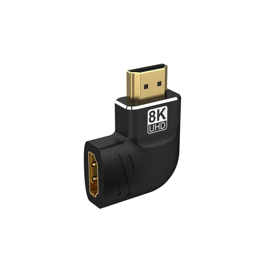 Компактный угловой переходник HDMI для защиты кабеля от перегибов