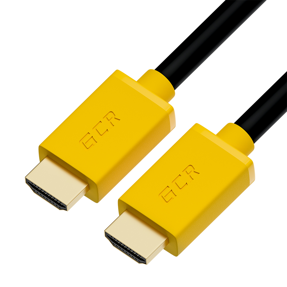 Кабель HDMI 2.0 Ultra HD 4K 60Hz / 5K*30Hz 3D 18.0 Гбит/с желтый