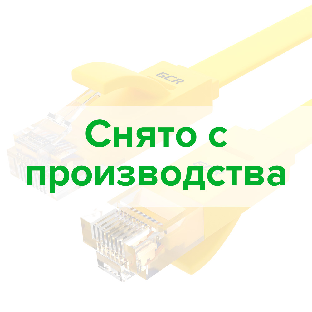 атч-корд PROF плоский UTP медь кат.6, T568B желтый