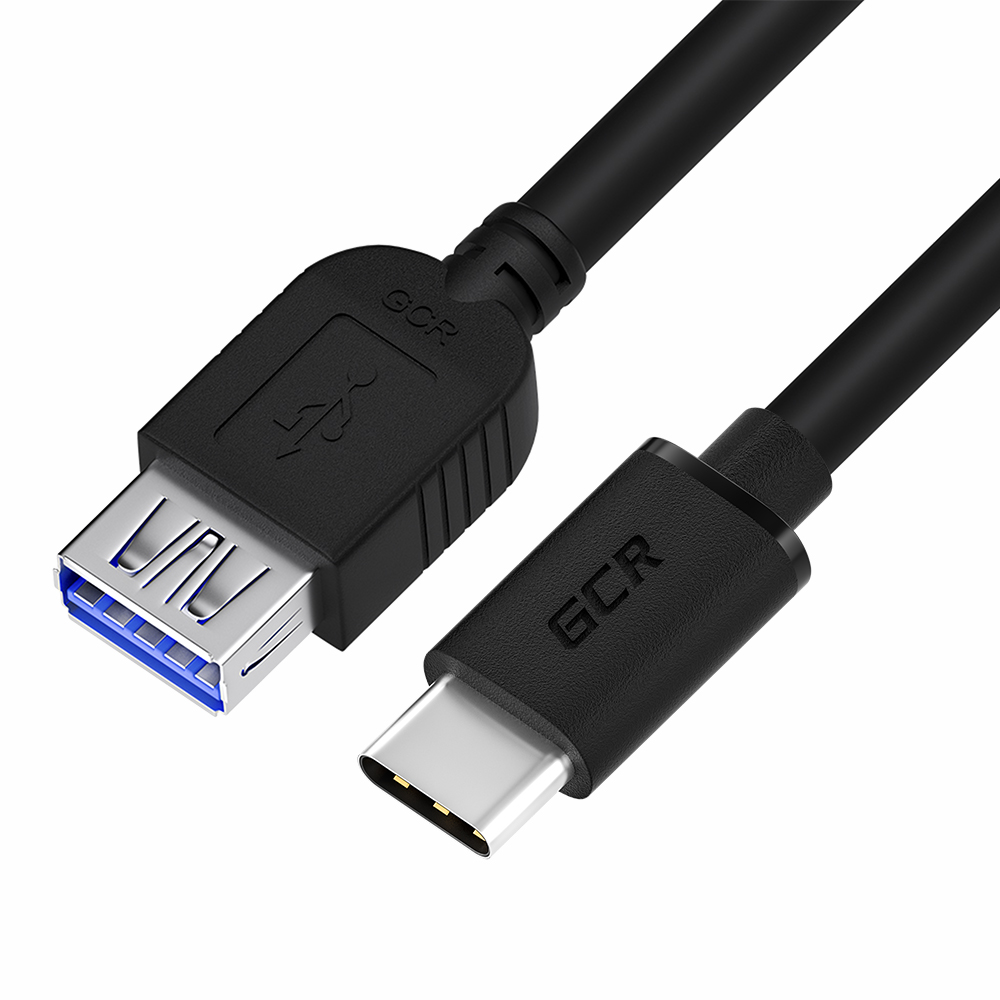 Переходник USB OTG оптом. GCR производит и продает USB кабель Lightning,  Type C, Micro, Mini, A-B, A-A, OTG, а также USB адаптеры и переходники.  Производство качественного OTG переходника Type C. Купить переходник