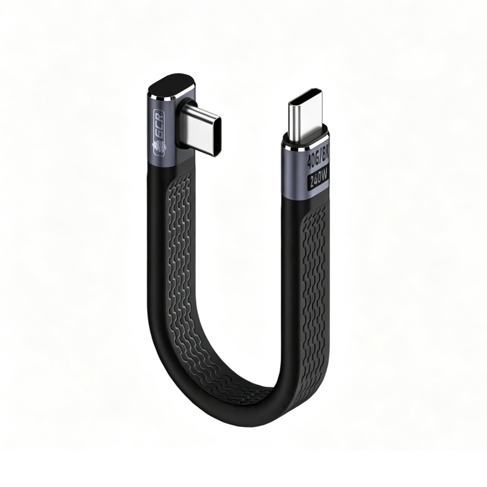 USB4 Type-C плоский угловой кабель