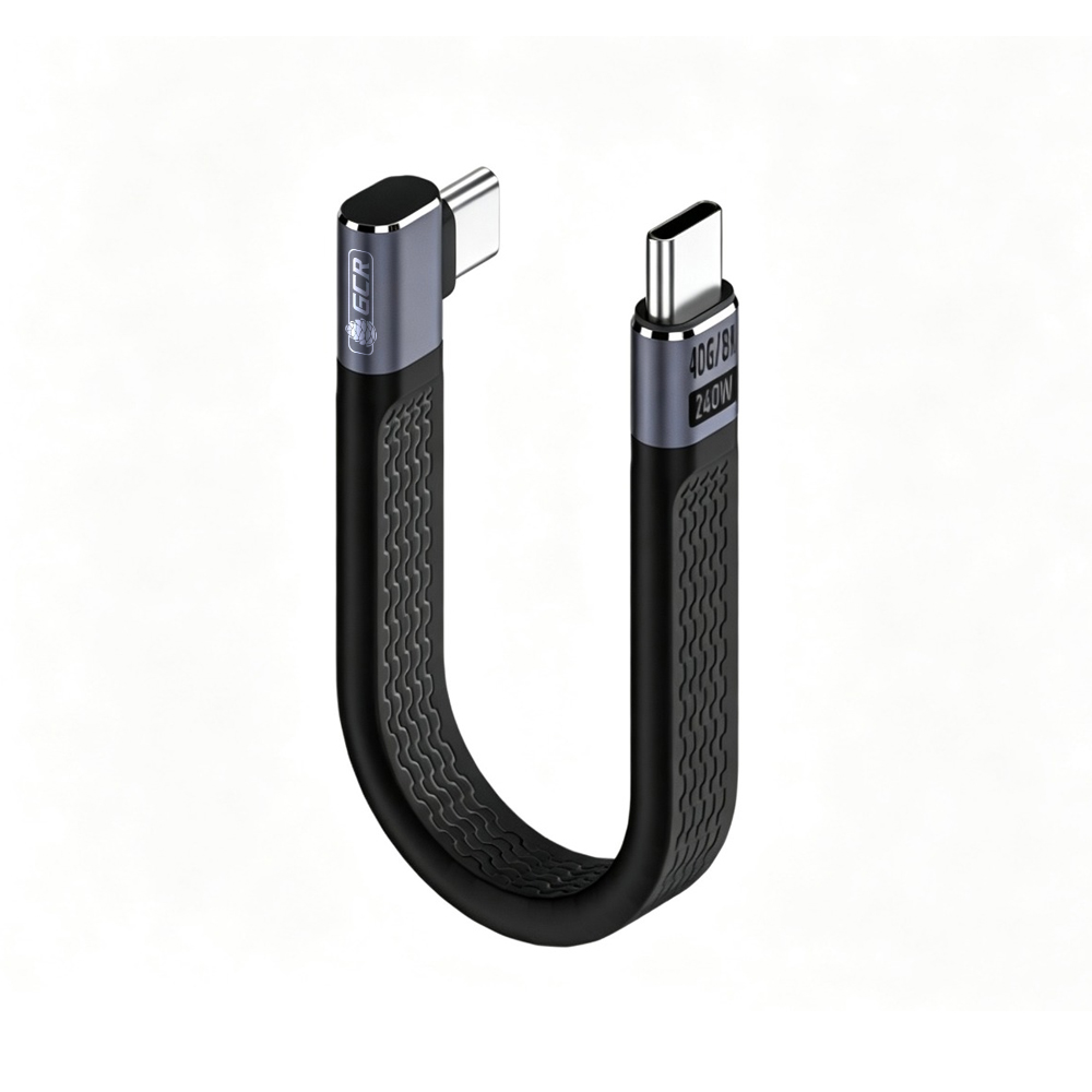 USB4 Type-C плоский угловой кабель