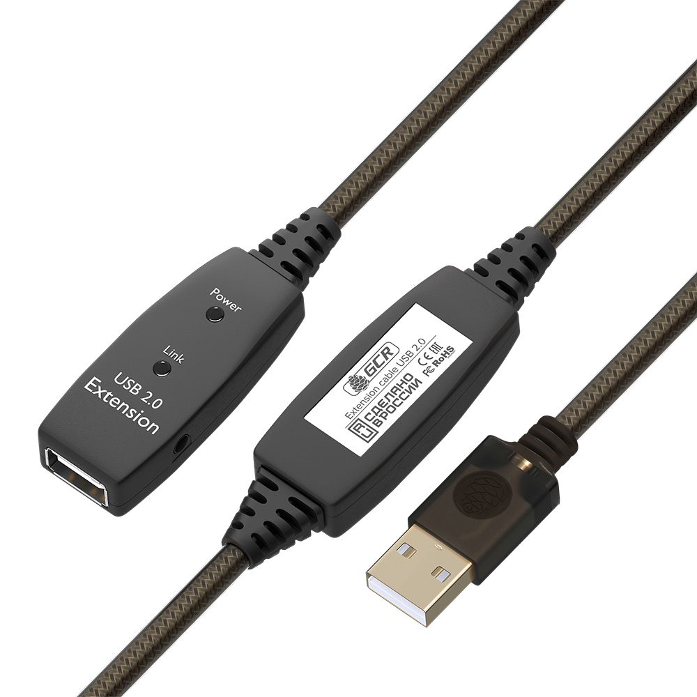 Активный удлинитель USB GCR-UECa52 USB 2.0