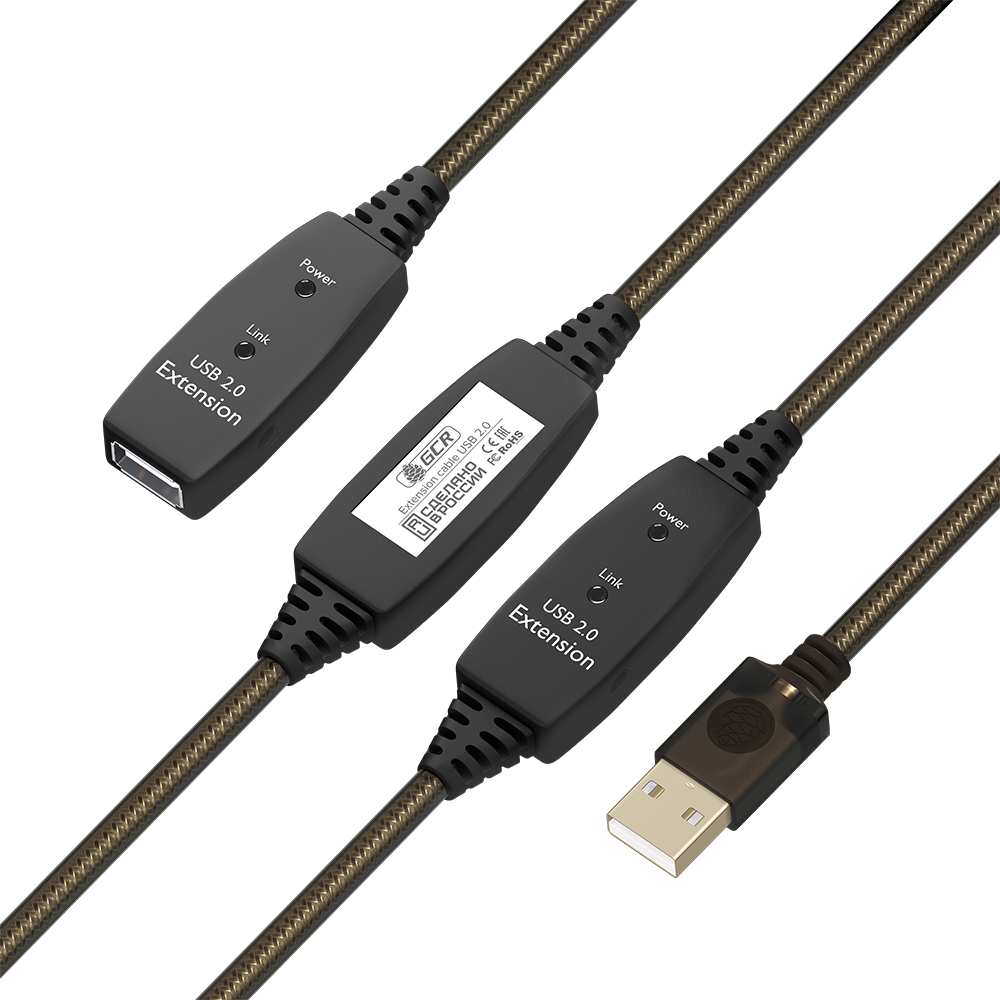 Активный удлинитель USB GCR-UECa53 USB 2.0