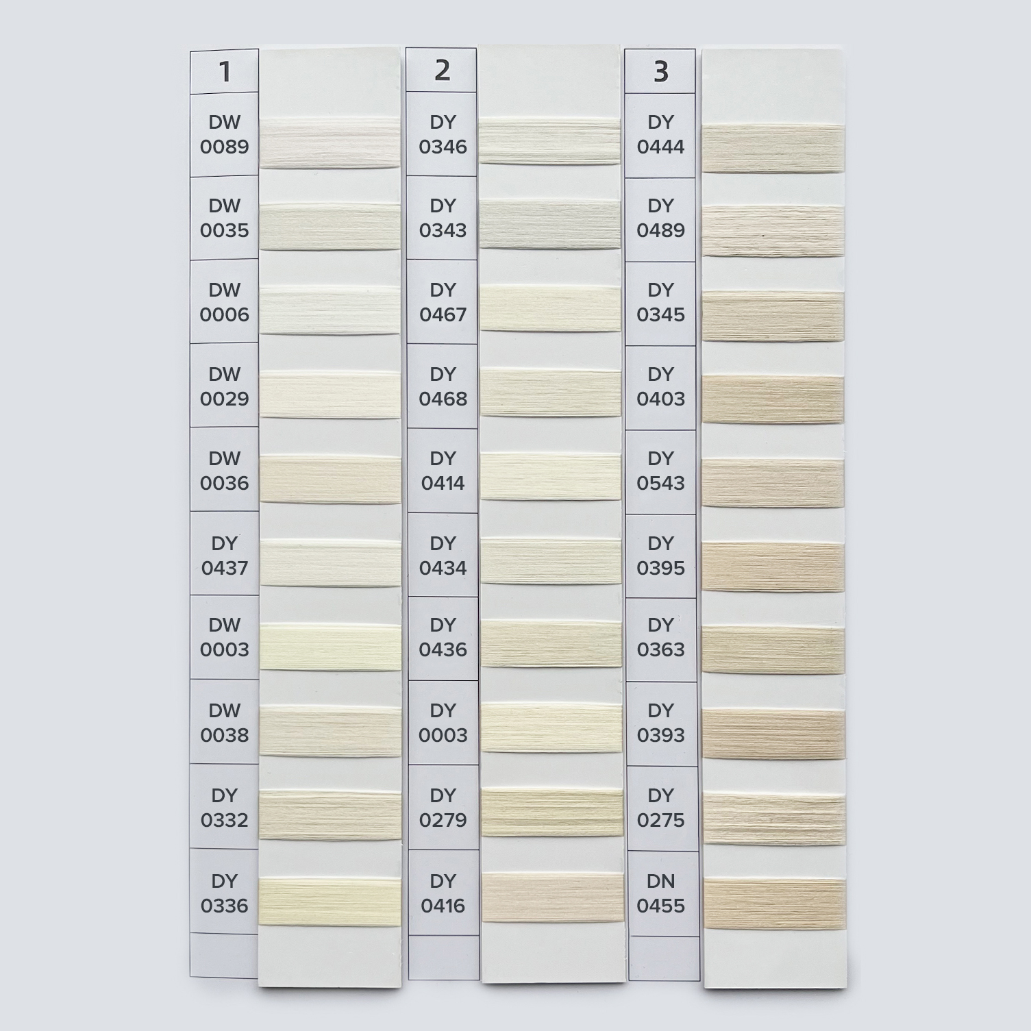 Цвет оплетки DTY 1