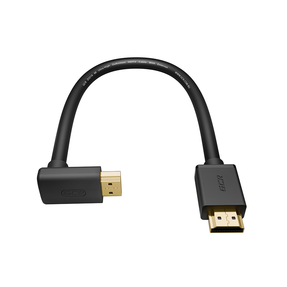 Кабель HDMI угловой 2.1 8K 60Hz/4K*120Hz HDR 4:4:4 3D 48 Гбит/с