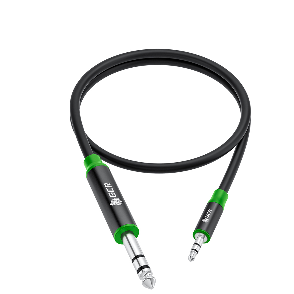 Кабель аудио jack 6,35mm / mini jack 3,5mm M/M STEREO AL корпус