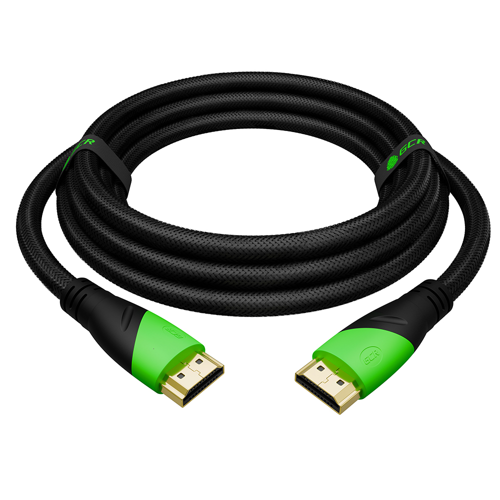 Кабель нейлон HDMI 2.0 Ultra HD 4K 60 fps 60Hz 18.0 Гбит/с 3Х экран с армированием