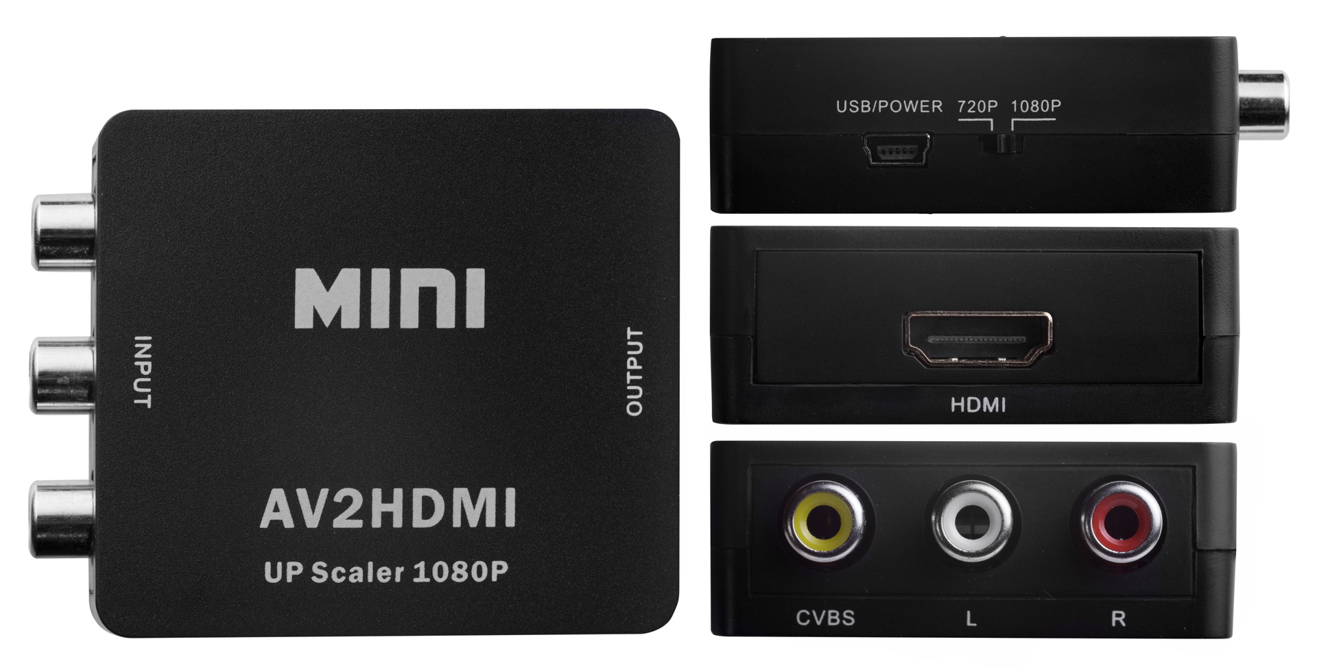 Мультимедиа конвертер AV в HDMI  