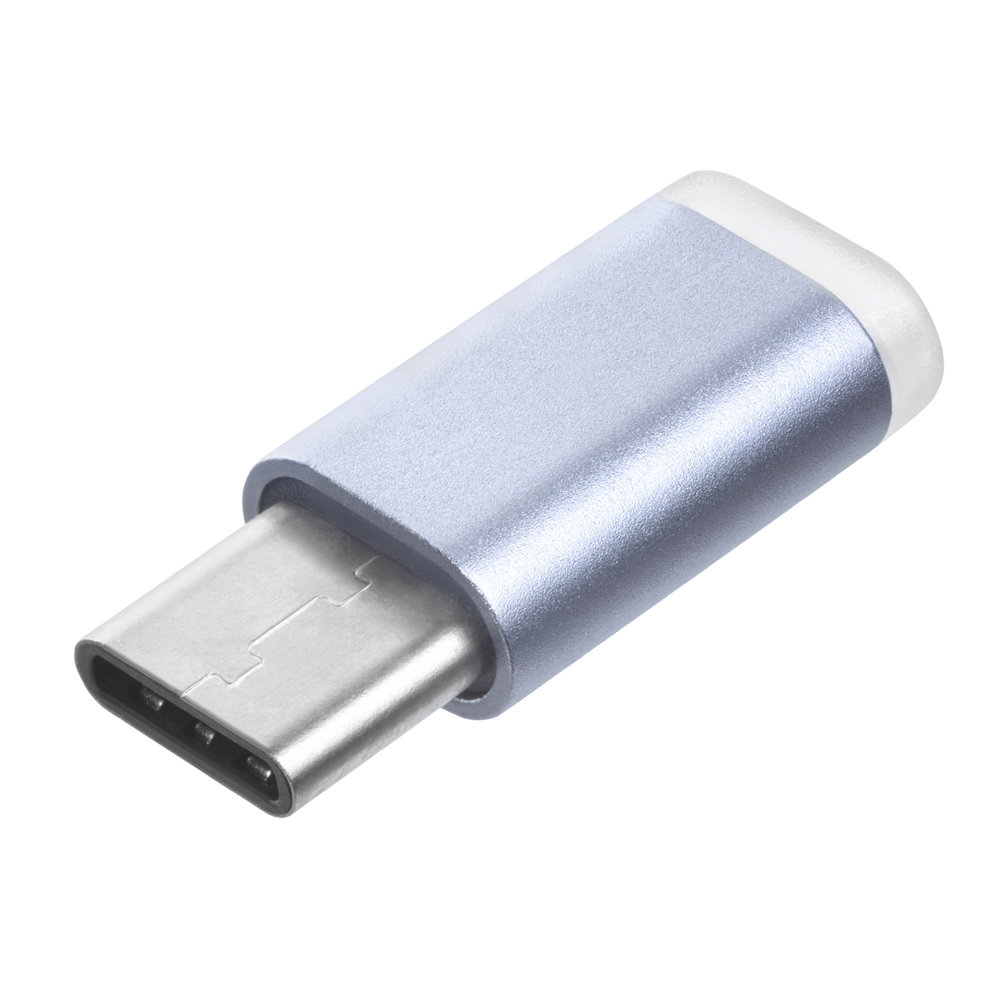 Переходник USB Type C > MicroUSB 2.0 M/F