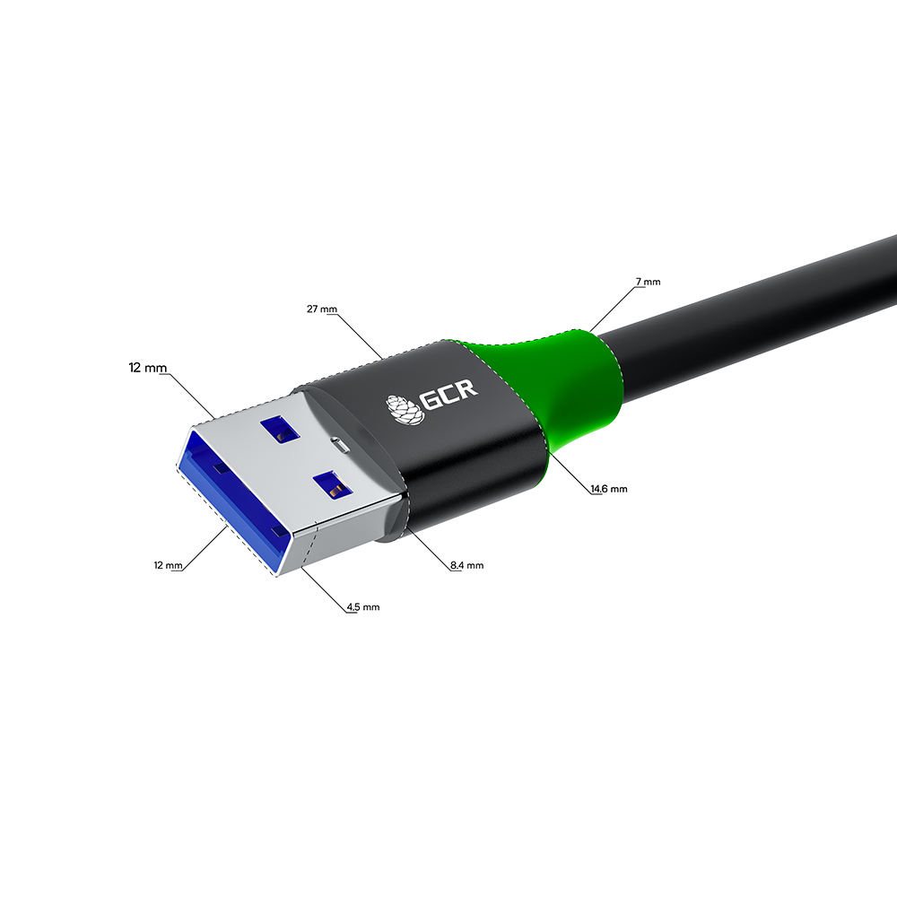 Кабель интерфейсный Premium USB 3.0 (USB 3.2 Gen 1) Type C АМ / CM 5 Гбит/с AL сase экран армирование