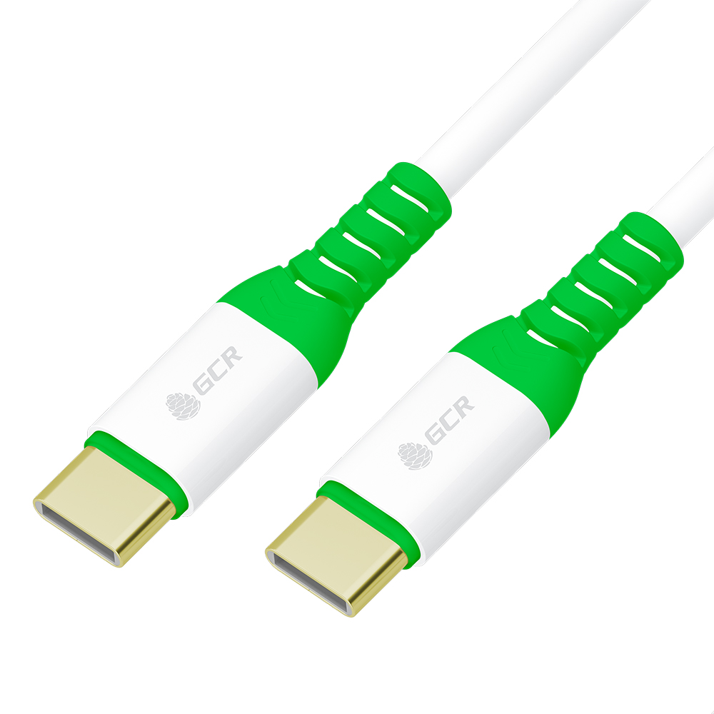 Кабель PREMIUM TypeC / TypeC PD 60W для iPhone 15 силикон GOLD AL корпус