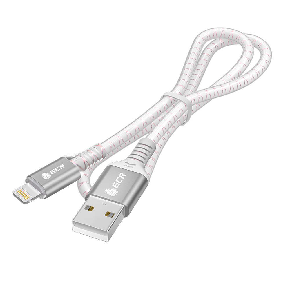 Купить кабель USB Lightning 8pin 2.4A для зарядки и синхронизации Apple  IPhone, IPad,IPod.