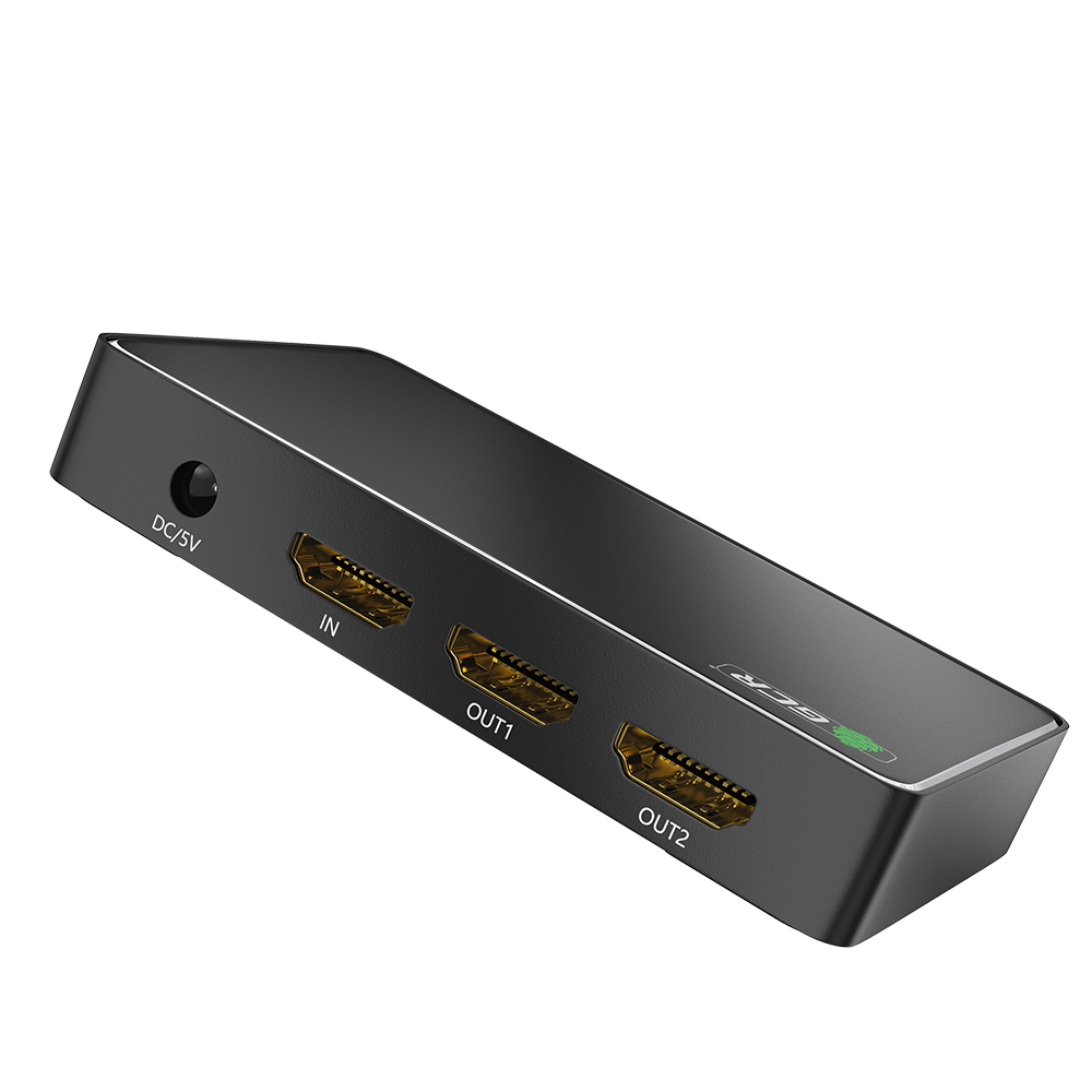 Разветвитель 1 вход - устройство на 2/4 выхода - дисплей монитор TV проектор для дублирования изображения HDMI 1.4 сплиттер с усилителем сигнала