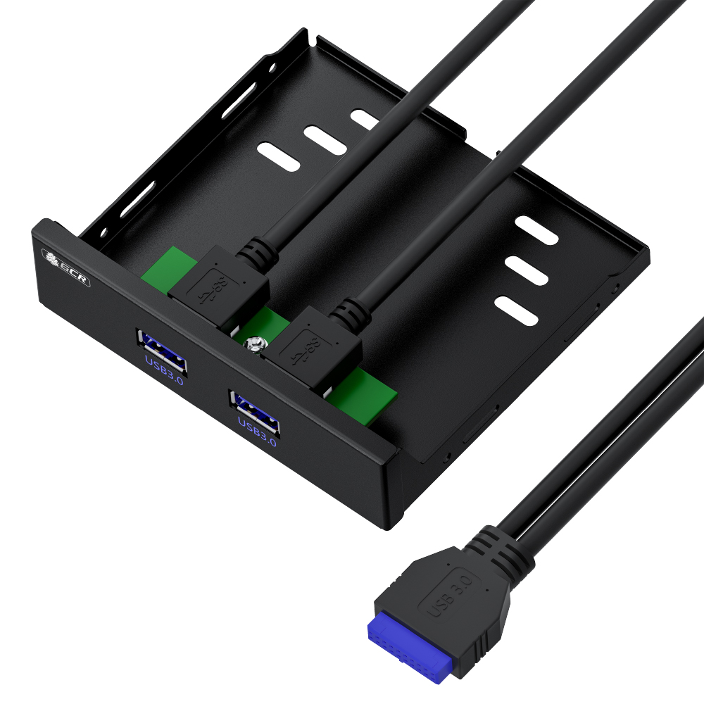 Планка в корпус USB 3.0 1 порт 20 pin на 2 внешних порта