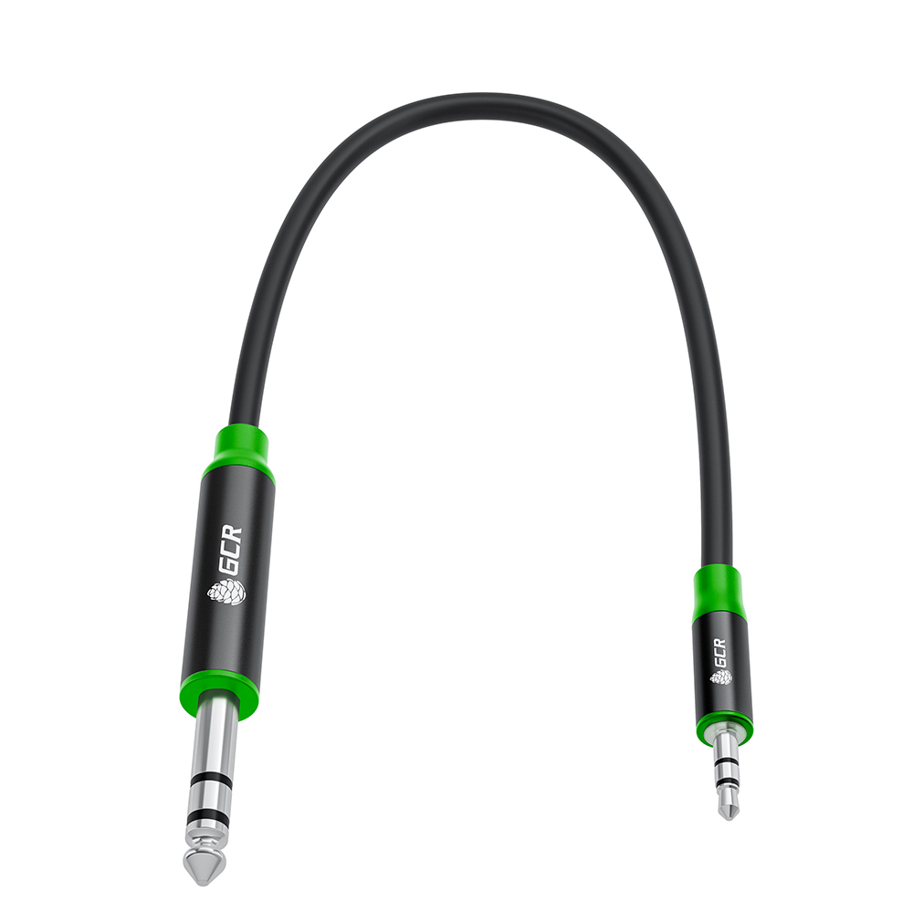 Кабель аудио jack 6,35mm / mini jack 3,5mm M/M STEREO AL корпус