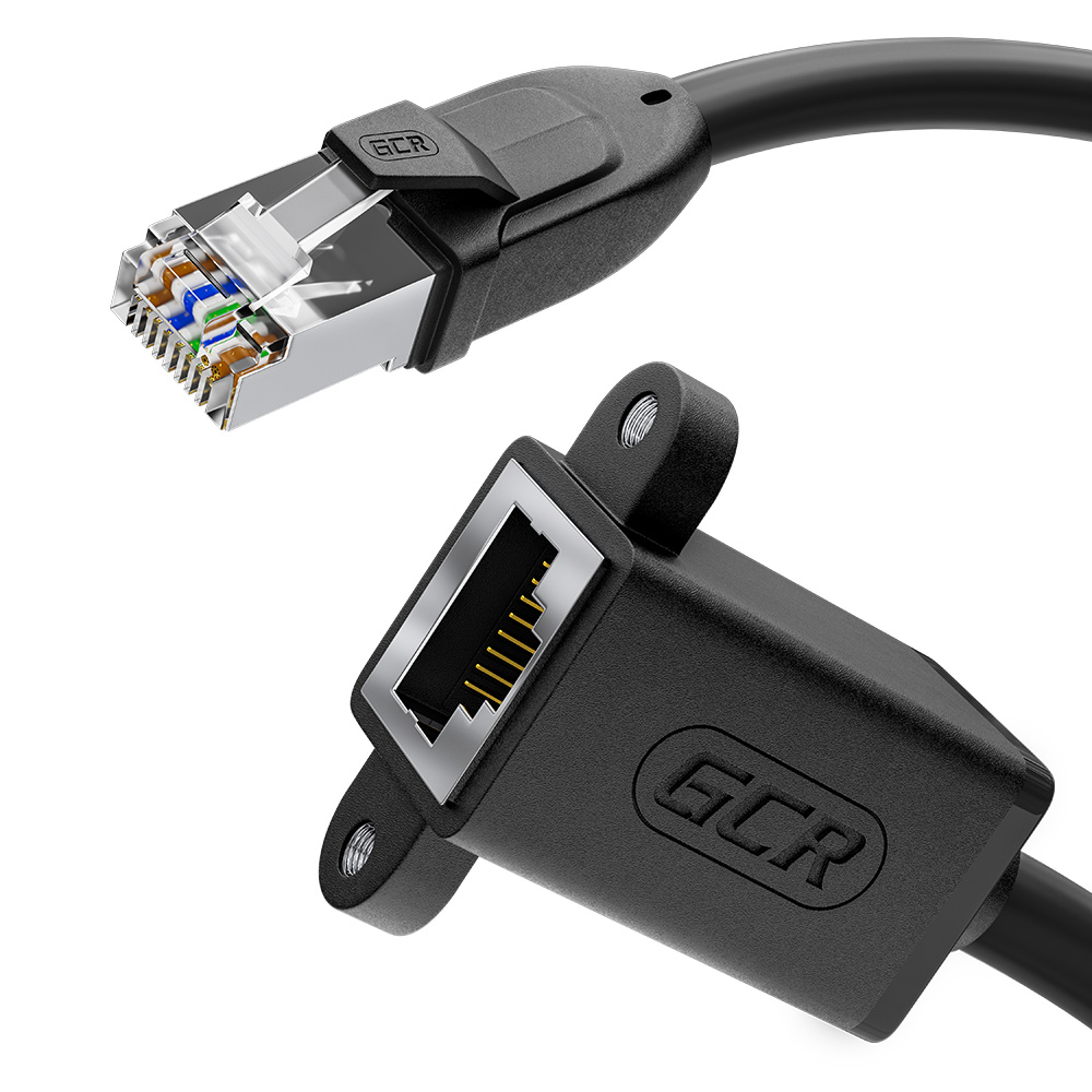 Удлинитель патч-корда прямой FTP медь кат.6 Premium ethernet high speed 10 Гбит/с RJ45