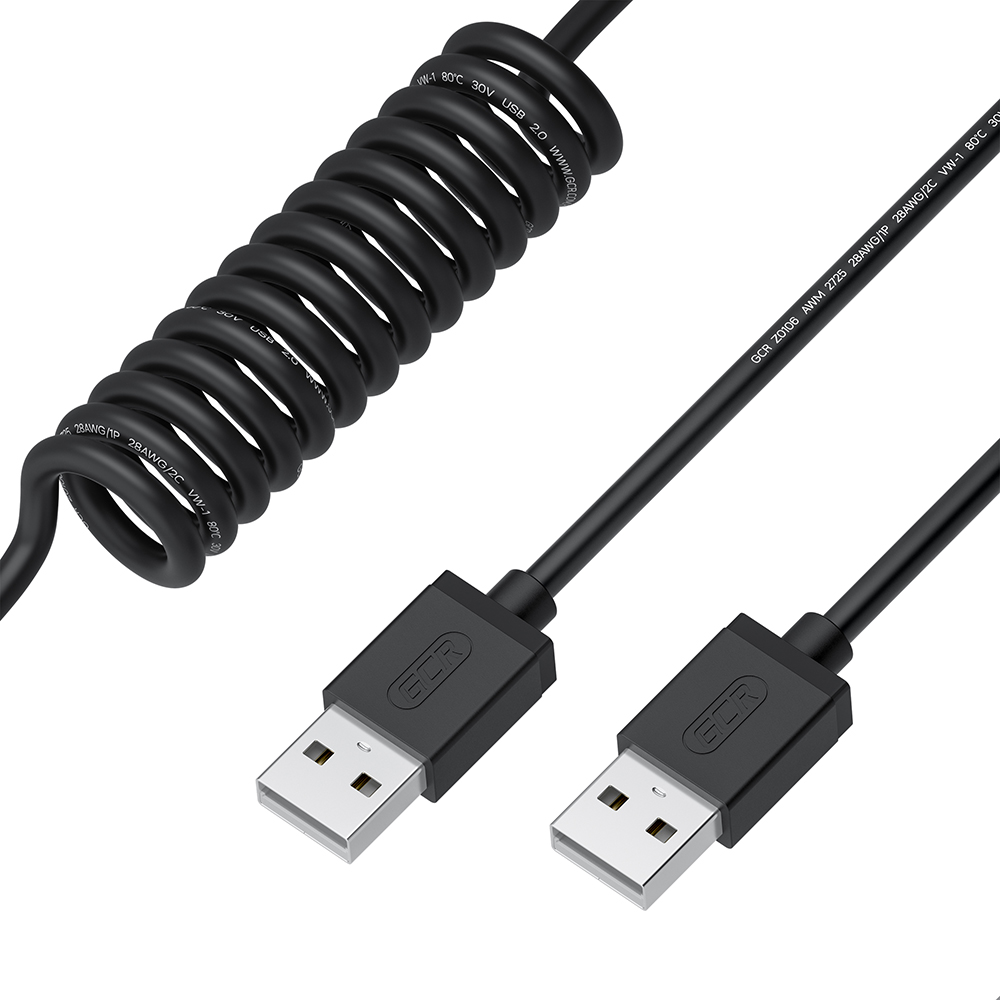 Кабель USB 2.0 AM / AM витой для подключения компьютера ноутбука