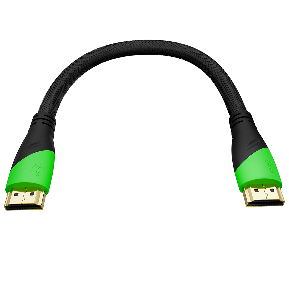 Кабель нейлон HDMI 2.0 Ultra HD 4K 60 fps 60Hz 18.0 Гбит/с 3Х экран с армированием
