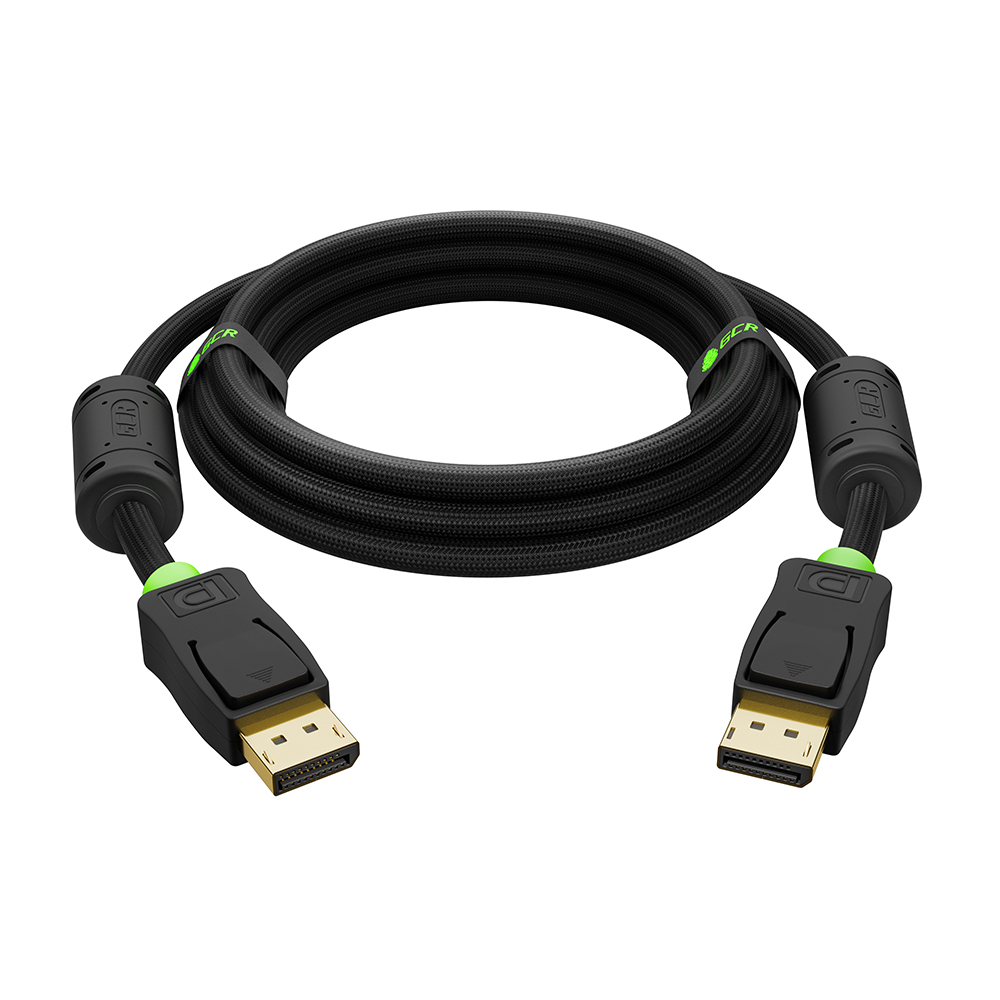 Кабель PROF Premium DisplayPort v1.4 ECO Soft капрон 8K 60Hz 4K 165Hz ферриты