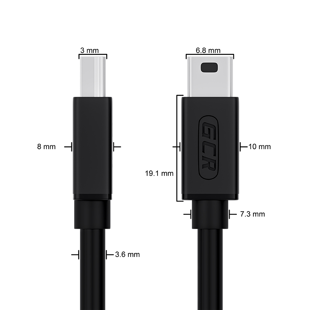 Кабель USB 2.0,  AM / mini 5P