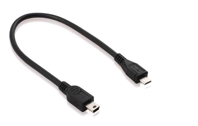 Переходник гибкий USB 2.0 microB / mini 5pin