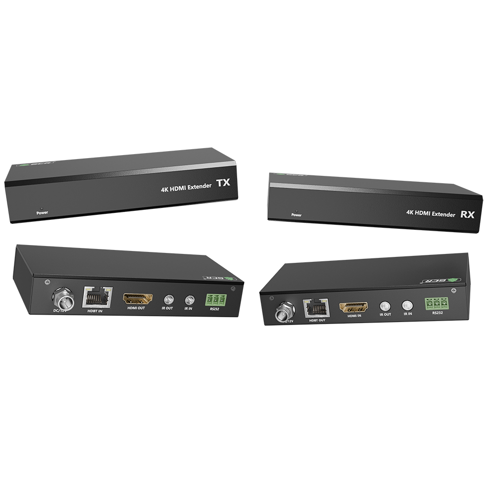 Удлинитель HDMI по витой паре с поддержкой HDBaset 4K до 70М 1080P до 100М передатчик + приемник 2-Way IR & POC