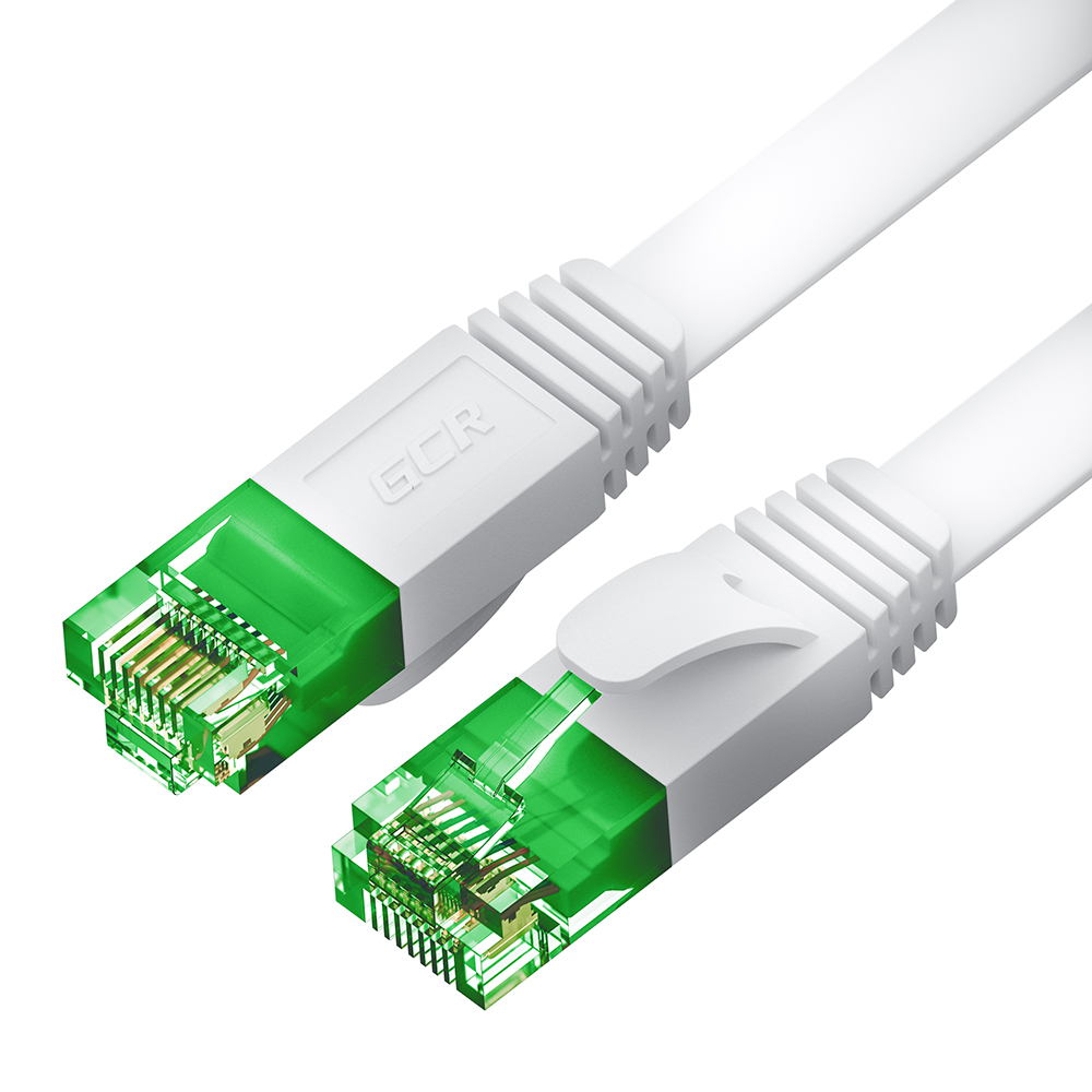 Патч-корд PROF плоский UTP медь кат.6, T568B