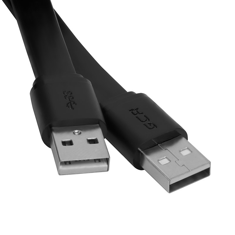 Кабель USB 2.0 AM/AM плоский