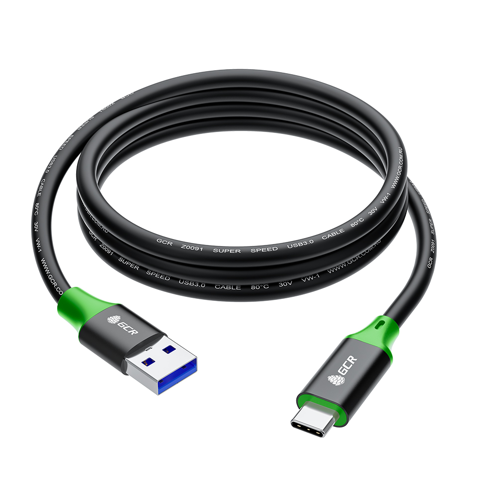 Кабель интерфейсный Premium USB 3.0 (USB 3.2 Gen 1) Type C АМ / CM 5 Гбит/с AL сase экран армирование
