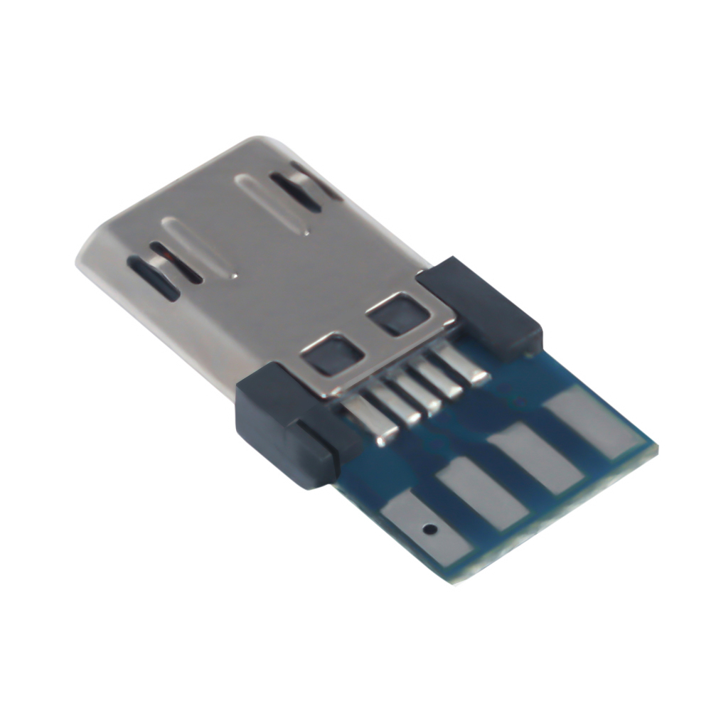Коннектор USB 2.0 microB, двухсторонний