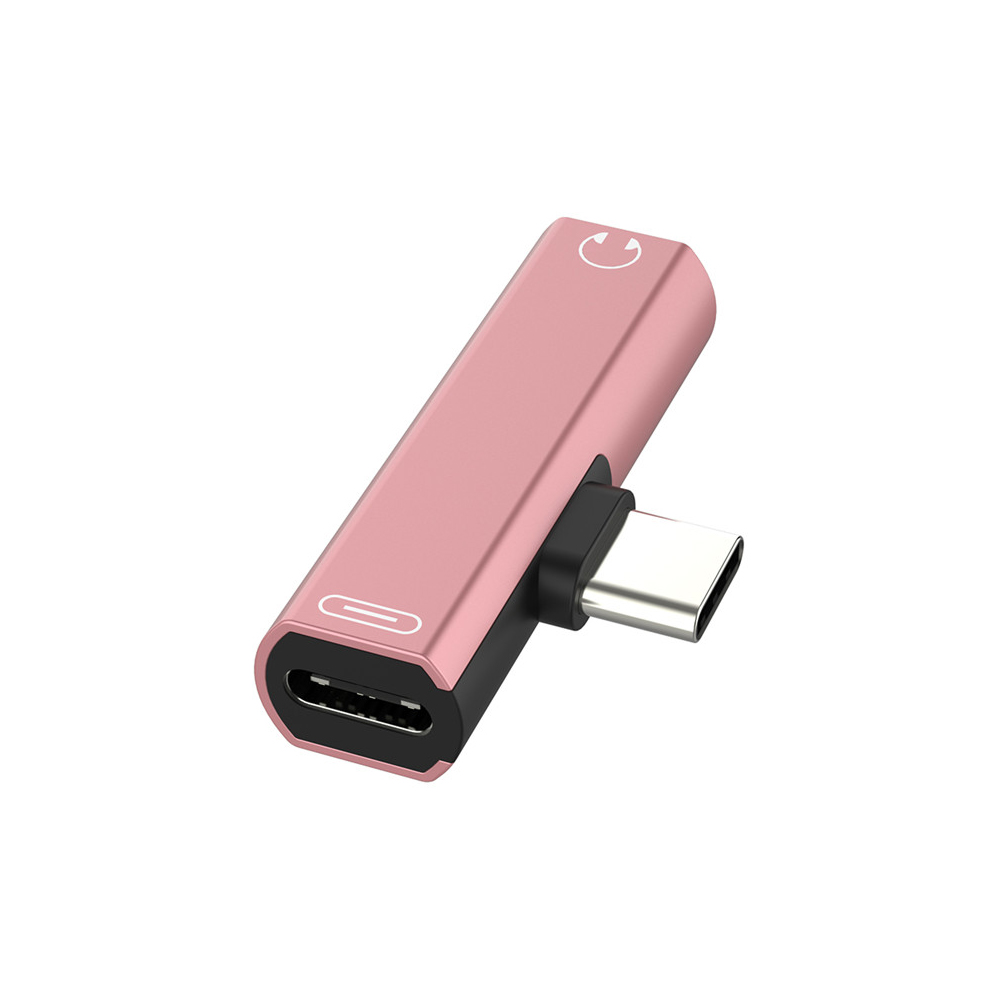 Переходник USB Type C > 3.5mm mini jack + TypeC