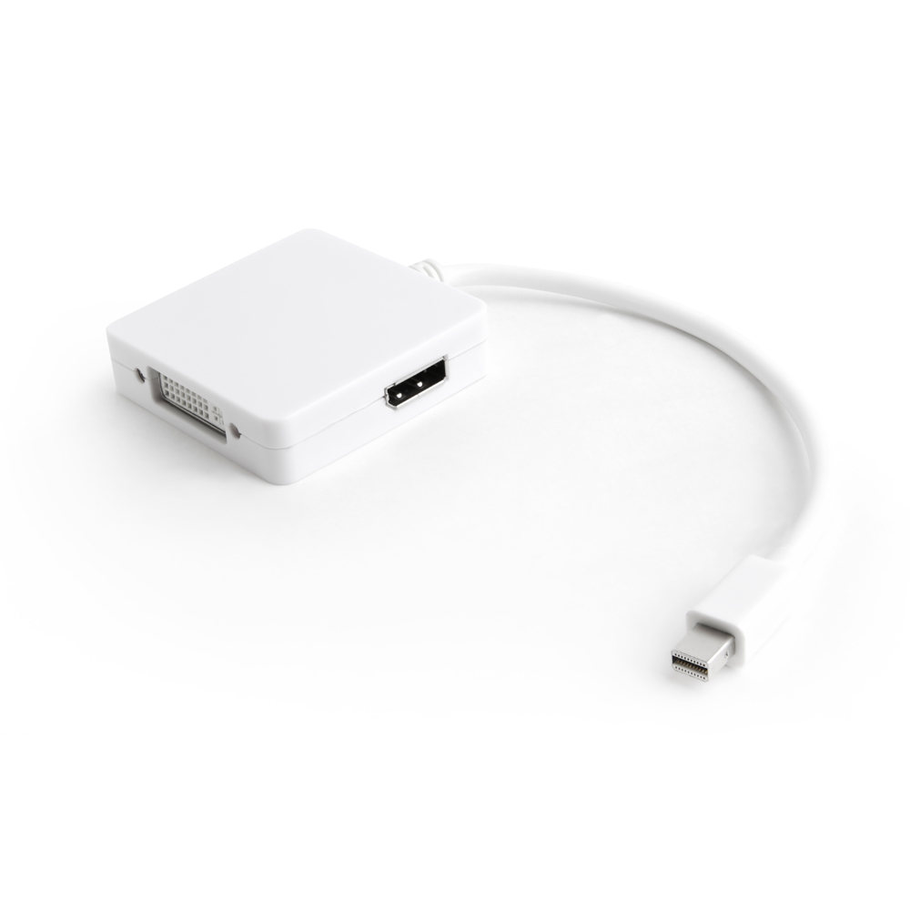 Адаптер-переходник Apple mini DisplayPort 19M > DisplayPort 20F/HDMI 19F/DVI 25+4F