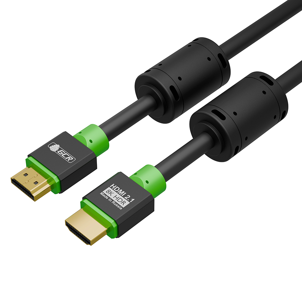 Кабель PROF HDMI 2.1 Ultra HD 8K 60Hz 48.0 Гбит/с ферриты 3Х экран с армированием