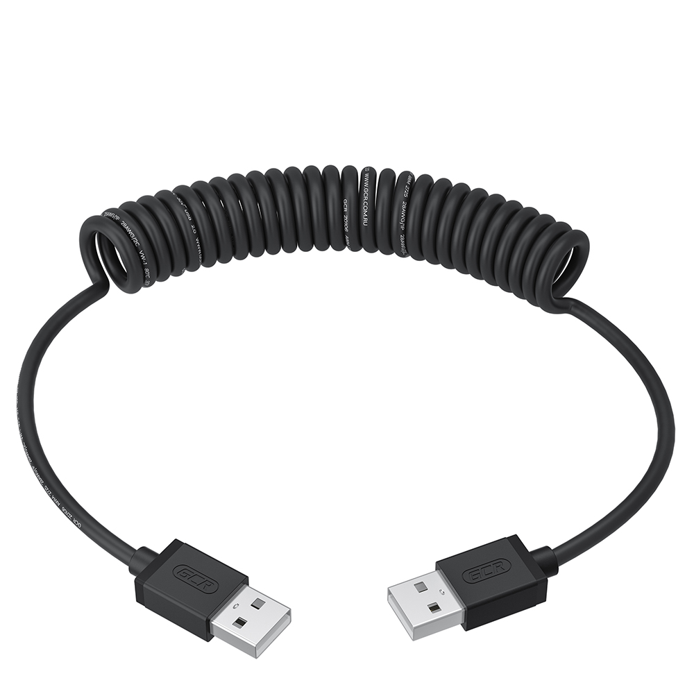 Кабель USB 2.0 AM / AM витой для подключения компьютера ноутбука