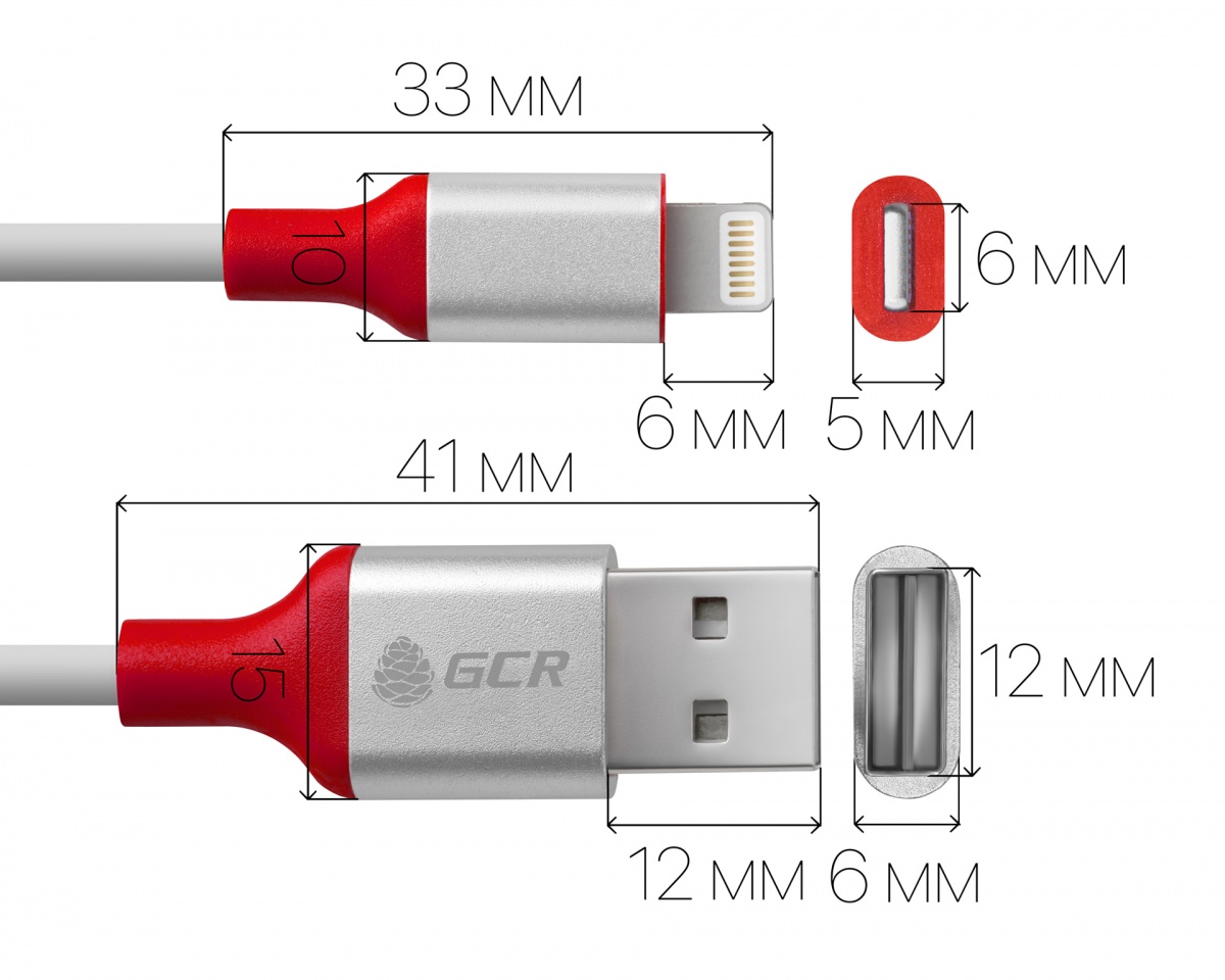 Lightning USB кабель двухсторонний для Apple Lightning USB кабель двухсторонний для Apple